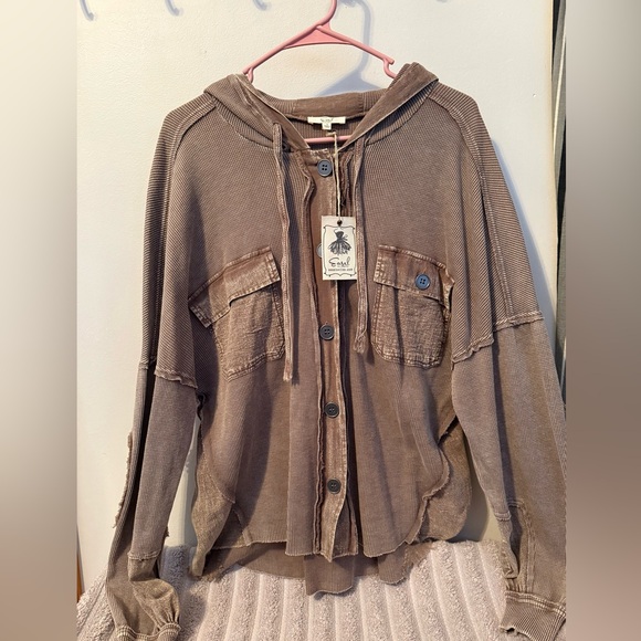 easel Tops - Easel Shirt Jacket Top